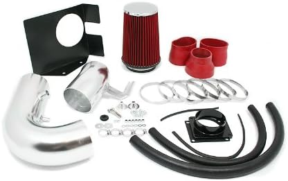 R&L Racing RL Concepts 4" Red Heat Shield Cold Air Intake 97-03 for Ford F-150 Expedition 97-99 F-250 4.6L/5.4L V8 Engine