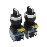 Contenido del paquete: 2 interruptores de selector; modelo: LA38A-20X; color principal: negro, azul, plateado.
