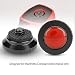 Acouto Quick Release Plate Mini Aluminium Alloy Camera Round Quick Release Plate Head 1/4 inch Screw for Compact Action Tripod Mounts Clamps Red Replacement
