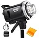 Godox MS300V MS300-V 300 W Studioblitz mit Verbesserter LED-Modellierlampe, 2,4 G Kabelloses X-System, Bowens Halterung, ideal für Mode, Werbe und Studio Fotografie