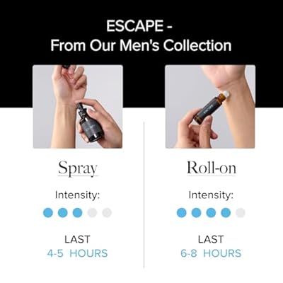 Pure Instinct ESCAPE The Original Pheromone Infused Essential Oil Perfume Cologne - Men's Collection - TSA Ready (Spray Bottle 2 Fl. Oz./60mL)