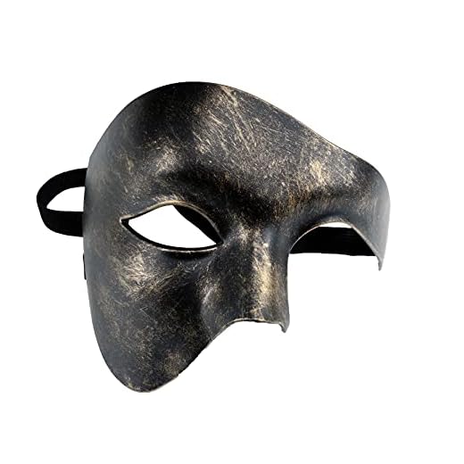 Sincerity Craft Máscaras de baile de fiesta de lujo máscaras negras y doradas