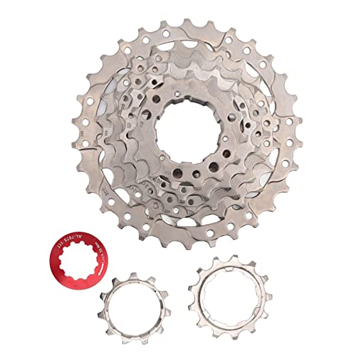 7速度11 30Tホイール、自転車自転車フライホイール、高強度クロムモリブデンスチール、泥穴のあるウローアウトウェイトデザイン、ブロンプトン折りたたみ自転車用