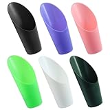 OSVJE 6 Pcs Bonsai Soil Scoops Plastic Garden Shovels Garden Tool, Colorful Mini Potting Scoops for Plant Succulent, Lightweight and Durable Design for Easy Gardening and Transplanting Tasks