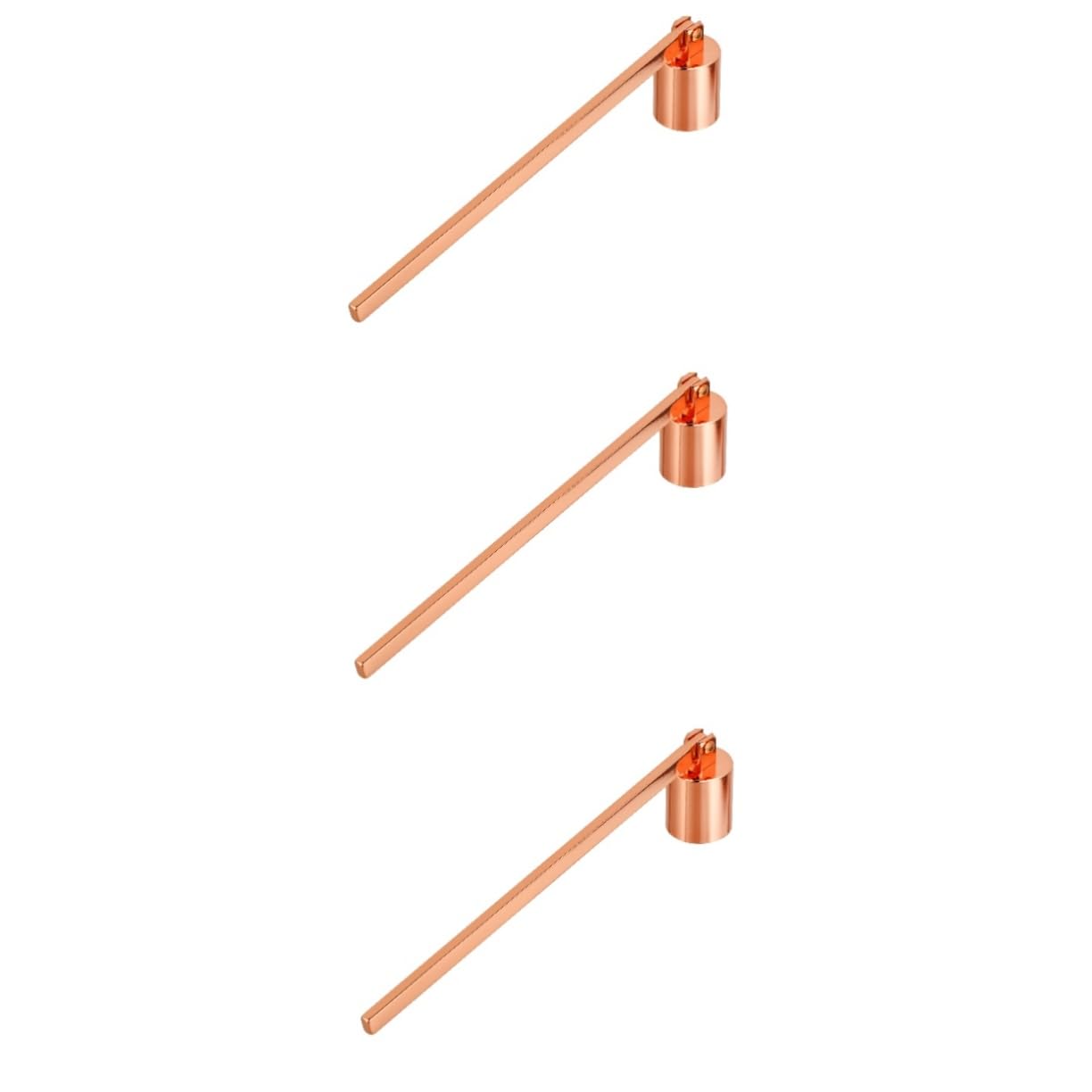 STOBAZA 3 Pcs Candle Tool Flame Snuffer Metal Candle Extinguishers Stainless Steel Candle Extinguisher Metal Candlesnuffer Candle Accessory Candle Device Metal Candle Snuffer Wick Snuffer