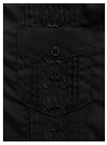 Guytalk Kids Boys' Guayabera Short Sleeve Shirt(13 Colors, Size 0-18)2