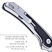 CRKT Padawan Everyday Carry Folding Knife: Wharncliffe with 14C28N Steel Blade, Stainless Steel Handle w/G10 Overlay, Frame Lock, 6075