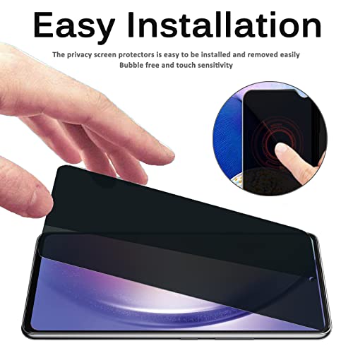 (2 Packs) Miimall Compatible For Samsung Galaxy A54 5G Privacy Screen Protector, 9H Hard Anti-Scratch Anti-Spy Anti-Peeping Films Tempered Glass Privacy Screen Protectors For Galaxy A54 5G, 2023 Released #TOP4