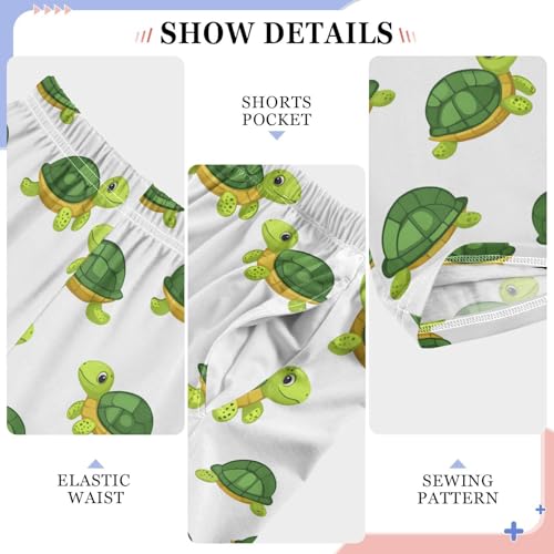 Pajama Pants Sea Turtles Green PJ Bottoms Sleepwear Lounge Sleep Pant with Pockets4