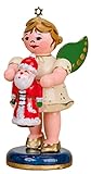 Hubrig Engel mit Weihnachtsmann, Höhe etwa 6,5cm