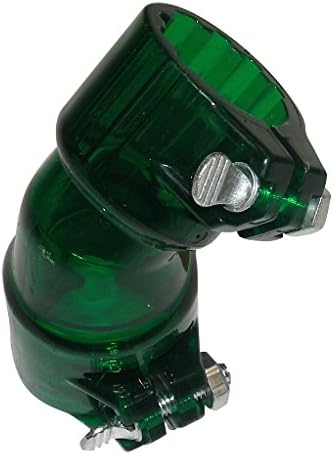 GREEN finger Locking Bent Feed neck Elbow Paintball Gun Loader VL JT Rev Hopper tinted GXG angled