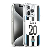 Head Case Designs Officially Licensed Newcastle United FC Anthony Elanga 2025/26 Players Home Kit 1st Group Gel Case [Military Grade] Compatible with Apple iPhone 15 Pro and Compatible with MagSafe