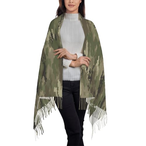 IBILIU Oversize Scarf for Women Universe Space Galaxy Stars And Nebulas Scarf Tassel Scarves Fall Winter Shawl Wraps3