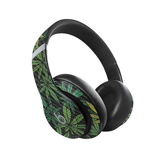 Image of MightySkins Carbon Fiber Skin Compatible with Beats Studio Pro - Cannabis Culture | Protective, Durable Textured Carbon Fiber Finish | Easy to Apply