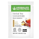 HERBALIFE TEAPACK Herbal Tea Concentrate: Chai with non-GM Ingredient 30 Packets (1.7g), Boosts Meta