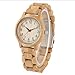 Produktbild HRQ Hölzerne Uhr - Pure Natural Bamboo Digital Schriftzug Casual Fashion Damenuhr, Business Romance, Gesundheit, Umweltschutz Damenuhr S133
