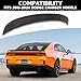 Rear Trunk Wing Spoiler for 2015-2024 Dodge Charger (SRT/Hellcat/Scat Pack/SXT/SE/RT/GT/Daytona/Pursuit/Redeye) All Models, Ducktail Spoiler Dodge Charger Accessories (Gloss Black)