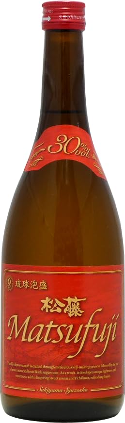 Amazon.co.jp: 初心者 飲みやすい 泡盛 焼酎 崎山 赤の松藤 (720ml