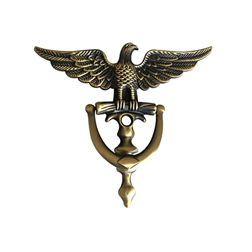 Ld-Yunjia Eagle Door Knocker Decorative Front Door For Gate Knocker Antique Metal Knockers With Mounting Hardware 1 Piece (Bronze) #TOP23