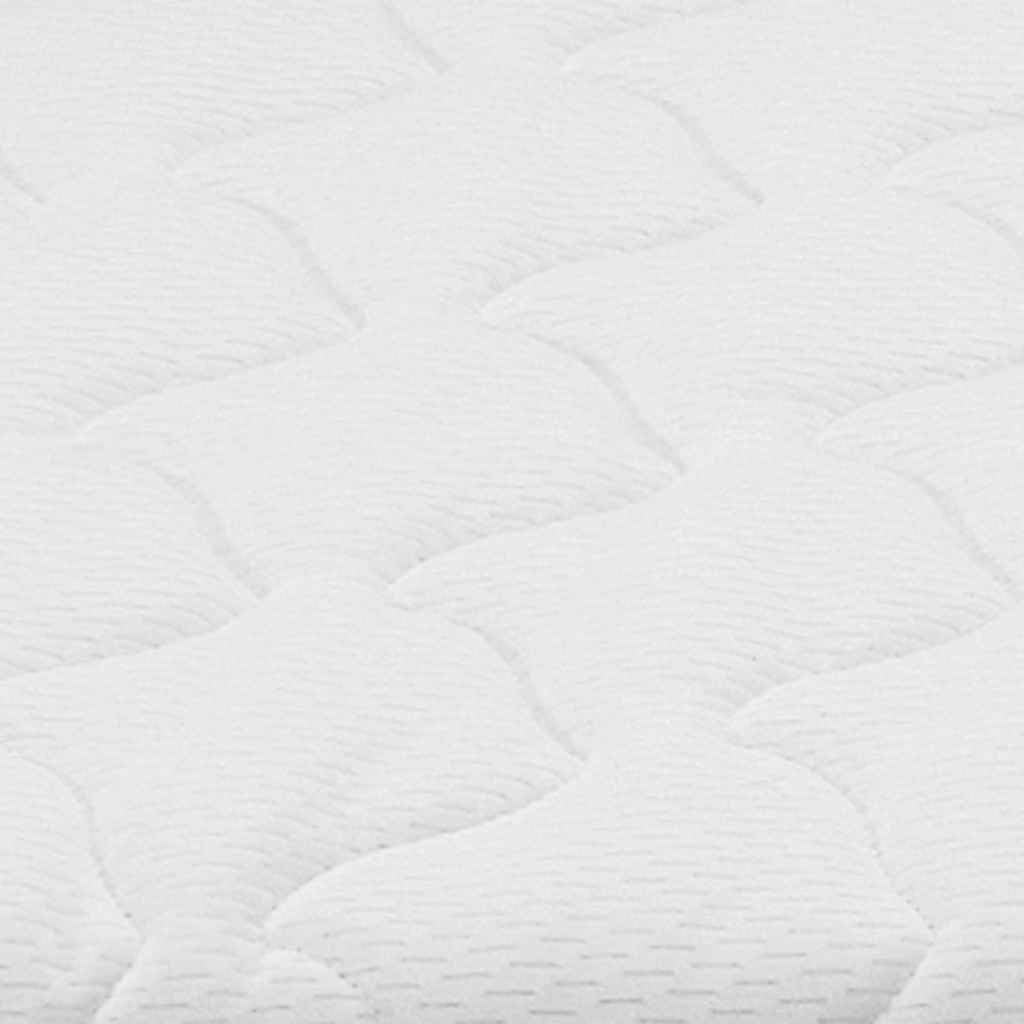 Cubrecolchón de 80 x 200 cm transpirable con espuma viscoelástica de 6 cm, funda lavable, impermeable, antideslizante, higiénico, para dormitorio, cama de invitados, protector de colchón