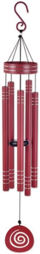 Sunset Vista Designs Durable Metal Vista Classics Galaxy Wind Chime, 41-Inch, Red