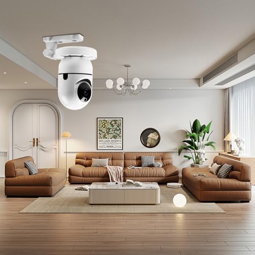 Image of ZORBES 2Pcs Baby Monitor Wall Mount Brackets, 145 Adjustable Angle, No Drill Security Dome Camera Wall Mounts Ceiling Mounts, Invisible Cord Management Design, with Installation Kit