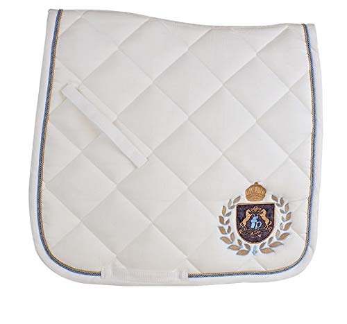 Tapis de selle paillettes Fair Play Royal Diamond blanc dressure