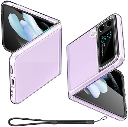 AICase for Samsung Galaxy Z Flip 4 Case Clear, [Anti-Yellow] Ultra-Thin Slim Fit Transparent Hard PC Phone Case for Samsung Flip 4 5G