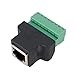 Price comparison product image COVVY RJ45 Female To 8 Pin Screw Term Block Terminal Connector Cat7 Cat6 Cat5 Cat5e Ethernet Cable Extender Adapter CCTV Digital DVR Network Adapter In-Line Coupler(Female,1 PCS)