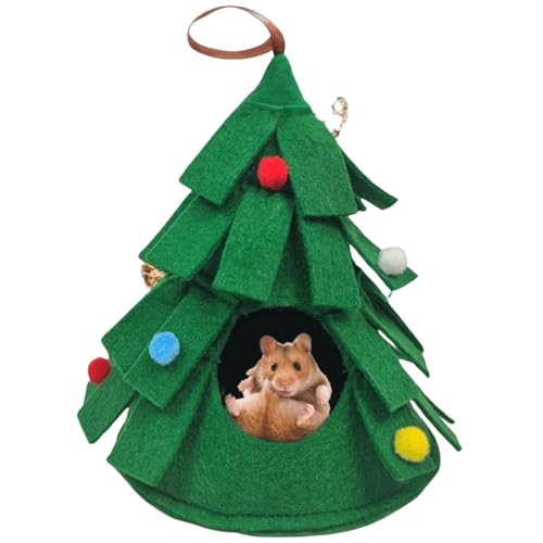 Hamster Hideout Christmas Tree Shape House