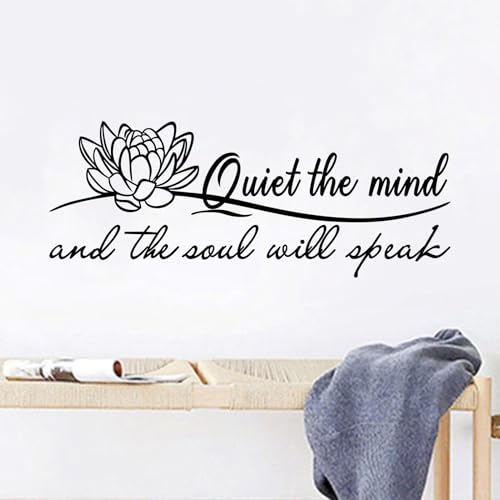 SEATUNE X-Large Inspirational Quotes Motivational Wall Stickers - Yoga Pilates