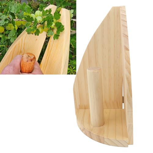 Herramienta de recolección de bayas de madera resistente miniatura 3