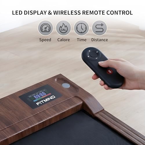 Image of Walking Pad Treadmill for Home Office,2 in 1 Under Desk Treadmill 2.5HP Low Noise Portable Treadmills with Remote Control and LED Display, Compact Treadmills,Walking Jogging Running Machine