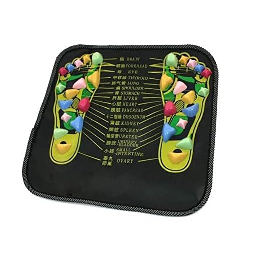 PMUYBHF Foot Massage Mat,Acupressure Foot Mats,Walk Stone Road Foot Massage Acupuncture Cobble Foot Massage Pad