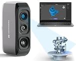 3Dmakerpro 3D Maker Pro Moose Lite, Handheld 3D Scanner For 3D Printing, 3D Printer Accessories Scanner With 0.05Mm High Accuracy, Nir Light Ai Visual Tracking, Anti-Shake Lenses