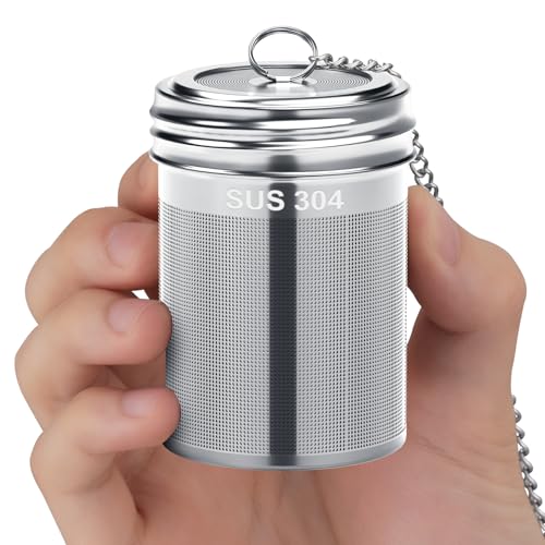 2 Pack Reinmoson Large Tea Infuser for Loose Tea & Spice Ball for Cooking