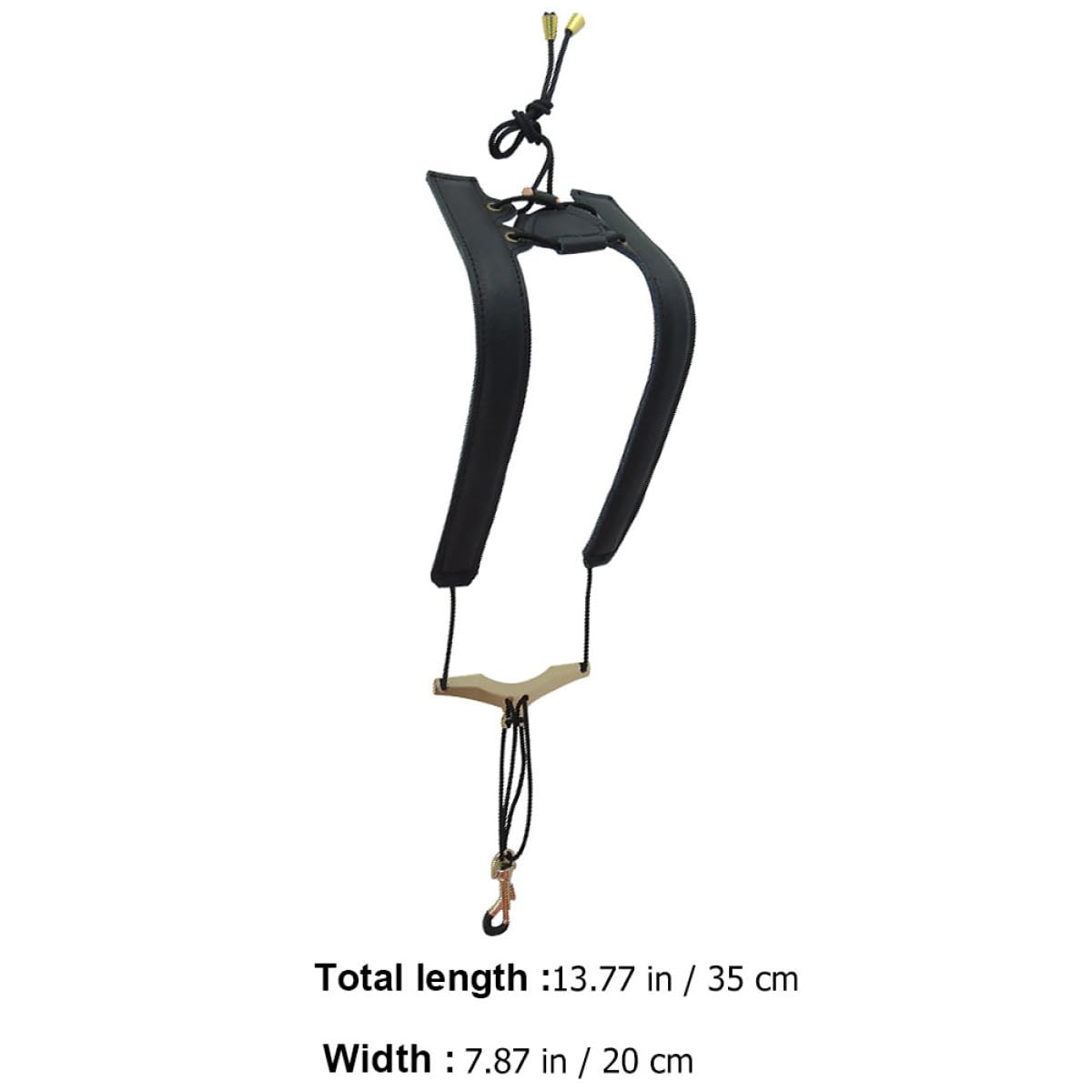 Abaodam Imbracatura Sax Regolabile in Cuoio e Nailon, Doppia Spalla, Distribuisce Peso, Riduce Dolore a Schiena e Collo, Accessori per Sassofono, Tracolla per Borsa Argento Stili multipli