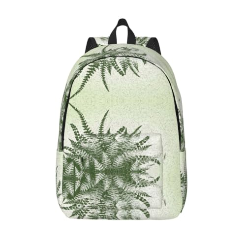 Mochila de lona para la universidad y trabajo CHAbu Black de diseño casual diario