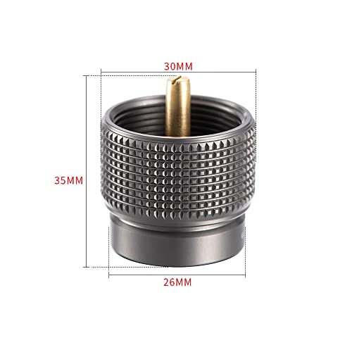Campingmoon Z22 Propane to Butane Adapter, Portable Outdoor Gas Tank Adapter