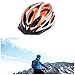 Kdjuope Head Protection Gear for Cyclists Bike Helmet for Outdoor Activities, Orange White