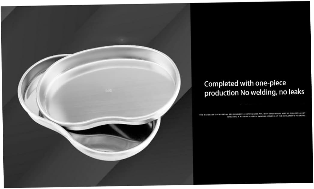 Stainless Steel Tray Kidney Bowl Kidney Shape Basin Reusable Metal Dish S