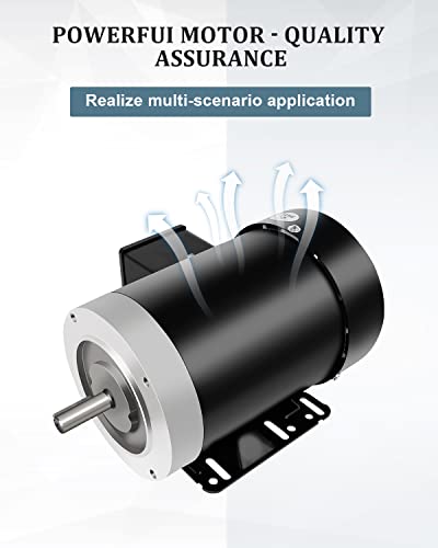 1.5Hp Electric Motor 3450Rpm General Purpose Three Phase Motor 56C Tefc 2 Pole 60Hz 230/460V #TOP4