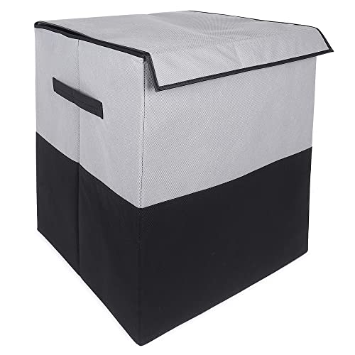 GLUN® 75L Folding Laundry Basket, Large Laundry Hamper With Lid & Handles, Collapsible Storage Basket for Bedroom & Bathroom (Grey) Pack of 1 (B0CWGFZNZ1) Amazon Price History, Amazon Price Tracker