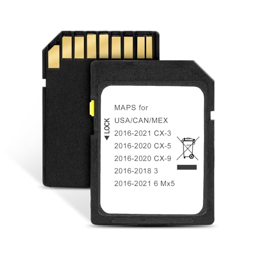 Tarjeta SD GPS para Mazda 3 CX-5 CX-3 y MX-5 mapas actualizados de Europa