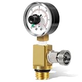 Hochleistungs-Handentlastungsventil mit Druckmesser Ersatz für 98209800 RV40600 – Kompatibel mit Clean & Clear, FNS Plus, Predator Schwimmfilter – Inkl. Dichtung, Clip & Teflonband
