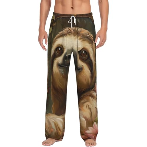 Pantalon de pyjama imprimé homme fini l'inconfort des nuits agitées