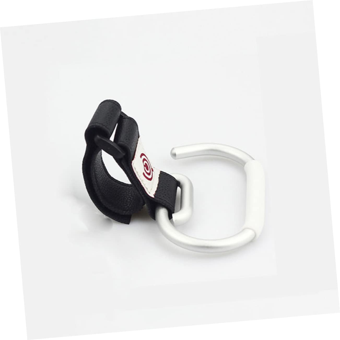 KOMBIUDA Aluminum Baby Stroller Hook Clips for Diaper Bags Convenient Stroller Accessories Fastener Strap Sturdy Silver Hanger for Shopping and Baby Gear