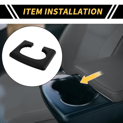 Tapete para portavasos consola central Ford F-150 2004-2014 miniatura 2