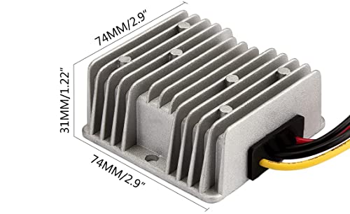 Image of DC 24V Step Up to 48V Boost Converter 5A 240W DC Voltage Regulator Power Converter Adapter Waterproof Module Transformer for Golf Cart Club Car LED Light