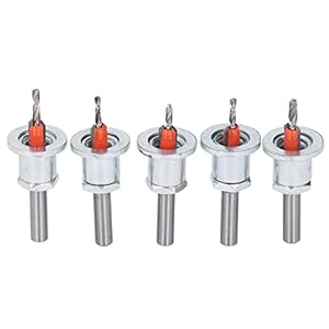 Einstellbarer Senker-Bohrer-Bit-Set von Eacam (5-teilig)